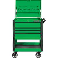 EX Deluxe Series Tool Cart, 4 Drawers, 22-7/8" L x 33" W x 44-1/4" H, Green TER032 | Ottawa Fastener Supply