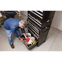 Armoire &agrave; outils moyenne de s&eacute;rie 300, 26" la, 2 tiroirs, Noir Ottawa Fastener Supply