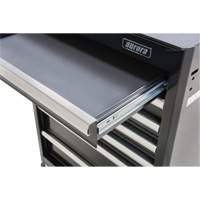 Chariot &agrave; outils industriel, 7 tiroirs, 27" la x 18-3/4" p x 39" h, Noir Ottawa Fastener Supply