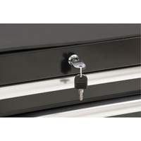 Chariot &agrave; outils industriel, 7 tiroirs, 27" la x 18-3/4" p x 39" h, Noir Ottawa Fastener Supply