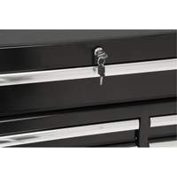 Industrial Tool Cart, 11 Drawers, 41" W x 18-3/4" D x 39-1/3" H, Black Ottawa Fastener Supply