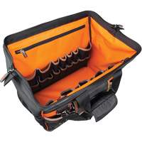 Tradesman Pro Wide-Open Tool Bag, Ballistic Nylon, 42 Pockets, Black Ottawa Fastener Supply