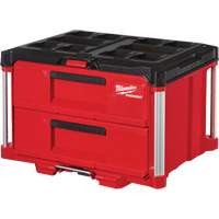 Packout 2-Drawer Tool Box, 16-1/3" x 14-1/3" x 22-1/5", Red Ottawa Fastener Supply