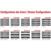 Mobile Tool Chest With Drawers, 8 Drawers, 22-4/5" W x 15" D x 18" H, Black Ottawa Fastener Supply