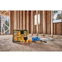 Flip-Bin Organizer, 3-7/8" W x 17-3/4" D x 13-7/8" H, Black/Yellow Ottawa Fastener Supply