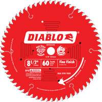 Contractor Saw Blades - Fine Finishing Saw Blades, 8-1/2", 60 Teeth, Wood Use Ottawa Fastener Supply