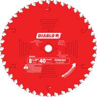 Contractor Saw Blades - Finishing Saw Blades, 8-1/4", 40 Teeth, Wood Use Ottawa Fastener Supply