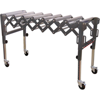 Extendable & Flexible Conveyor Roller Tables, 20" W x 52" L, 300 lbs. per lin. Ft. Capacity TEX194 | Ottawa Fastener Supply