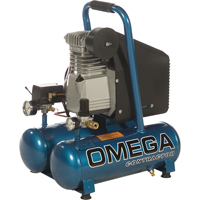 Portable Contractor Series Compressors - Oil Lube, Direct Drive, Electric, 3.3 Gal. (4 US Gal), 125 PSI, 115/1 V Ottawa Fastener Supply