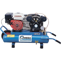 Contractor Series Air Compressors, Gas, 6.6 Gal. (8 US Gal), 125 PSI Ottawa Fastener Supply