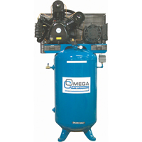 Industrial Series Air Compressors - Vertical Compressors - Two Stage, 66.6 Gal. (80 US Gal) Ottawa Fastener Supply