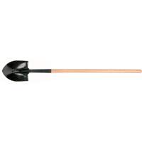 Round Point Shovel, Tempered Steel Blade, Hardwood, Straight Handle Ottawa Fastener Supply