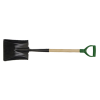 Square Point Shovel, Wood, Tempered Steel Blade, D-Grip Handle, 29" Long Ottawa Fastener Supply