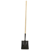 Square-Point Shovel, Wood, Tempered Steel Blade, Straight Handle, 49-1/2" Long TFX930 | Ottawa Fastener Supply