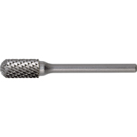 Solid Carbide Burrs - Cylinder Shape with Ball Nose, SC-42, 1/8" Dia., 9/16" Depth of Cut Ottawa Fastener Supply