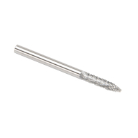 Solid Carbide Burrs - Tree Shape Pointed End, SG-44, 3 mm Dia., 1/8" Shank Ottawa Fastener Supply