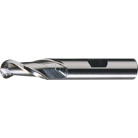 Centre Cutting Ball Nose Single End Finishers, 1/2" Dia., 2 Flutes, Cobalt Ottawa Fastener Supply