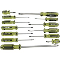 Jeu de tournevis &agrave; manche g&eacute;ante pour m&eacute;caniciens JHMSS-13, 13 mcx, Magn&eacute;tique Ottawa Fastener Supply