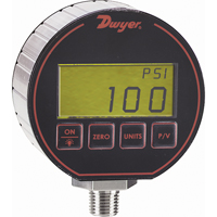 Pressure Gauge, 3" , 15 psi, Bottom Mount, Digital Ottawa Fastener Supply