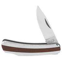Pocket Knife with Drop Point Blade, 2-1/4" Blade, Stainless Steel Blade, Stainless Steel Handle Ottawa Fastener Supply