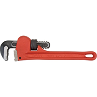 Pipe Wrench, 1" Jaw Capacity, 8" Long, Powder Coated Finish Ottawa Fastener Supply
