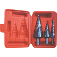 Step Drill Set, 3 Pieces, High Speed Steel Ottawa Fastener Supply