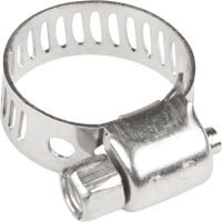 Hose Clamps - Stainless Steel Band & Screw, Min Dia. 1/5", Max Dia. 5/8" TLY283 | Ottawa Fastener Supply