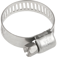 Hose Clamps - Stainless Steel Band & Screw, Min Dia. 0.316, Max Dia. 7/8" TLY284 | Ottawa Fastener Supply