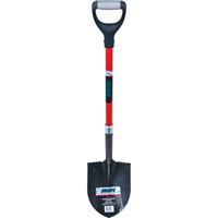 Heavy-Duty Round Point Shovel, Carbon Steel Blade, Fibreglass, D-Grip Handle TLZ466 | Ottawa Fastener Supply