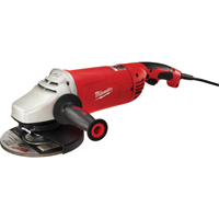 Meuleuse &agrave; angle large et prise g&acirc;chette avec verrou, 7"/9", 120 V, 15 A, 6000 Tr/min Ottawa Fastener Supply