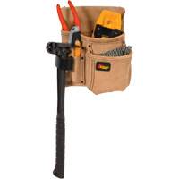 Half Carpenter Apron, Multiple Tool Holder, Leather, 4 Pockets Ottawa Fastener Supply