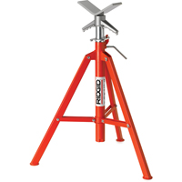V Head Low Pipe Stand # VJ-98, 51-96 cm Height Adjustment, 12" Max. Pipe Capacity, 2500 lbs. Max. Weight Capacity TNX167 | Ottawa Fastener Supply
