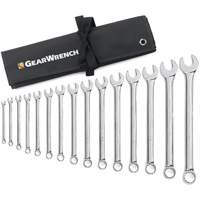12-Point Long Pattern Wrench Set with Tool Roll, Combination, 15 Pieces, Imperial Ottawa Fastener Supply