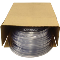 Tubing, Air/Water, 0.625" OD x 100' L, PVC, Clear, 30 PSI @ 20°C Ottawa Fastener Supply
