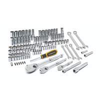1/4", 3/8" & 1/2" Drive 6 & 12 Point Standard & Deep SAE/Metric Mechanics Tool Set Ottawa Fastener Supply