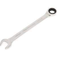72-Tooth Ratcheting Combination Wrench, 12 Point, 30 mm, Chrome/Polished Finish Ottawa Fastener Supply