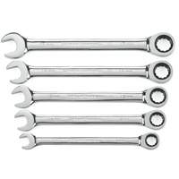 72-Tooth 12 Point Ratcheting Wrench Set, Combination, 5 Pieces, Metric Ottawa Fastener Supply
