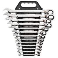 72-Tooth 12 Point Reversible Ratcheting SAE Wrench Set, Combination, 13 Pieces, Imperial Ottawa Fastener Supply
