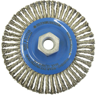 Wire Wheel Brushes, 5-7/8" Dia., 0.02" Fill, 5/8"-11 Arbor, Stainless Steel TT273 | Ottawa Fastener Supply