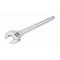 Adjustable Tapered Handle Wrench - Carded, 15" L, 1-11/16"/43 mm Max Width, Chrome/Polished Ottawa Fastener Supply