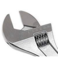 Adjustable Tapered Handle Wrench - Carded, 18" L, 2-1/16"/53 mm Max Width, Chrome/Polished Ottawa Fastener Supply