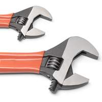 Jeu de cl&eacute;s &agrave; oxyde noir avec poign&eacute;es coussin&eacute;es, Ajustable, 2 morceaux, Imp&eacute;rial et m&eacute;trique Ottawa Fastener Supply