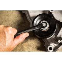 Jeu de cl&eacute;s &agrave; cliquets &agrave; cannelure avec rev&ecirc;tement d'oxyde noir X6, Combinaison/Ouverte, 7 morceaux, M&eacute;trique Ottawa Fastener Supply