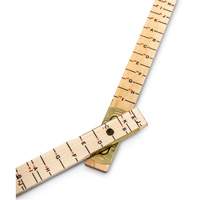 R&egrave;gle de maçon surdimensionn&eacute; Red End, 6' lo, Bois, Graduations de 1/16" Ottawa Fastener Supply
