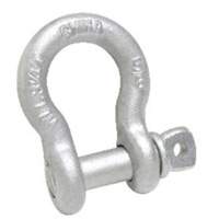 Anchor Shackle, 3/16", Screw Pin, Hot Dip Galvanized Ottawa Fastener Supply