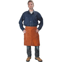 Leather Apron, Waist, 24" L, Lava Brown Ottawa Fastener Supply