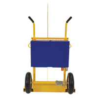 Welding Cylinder Torch Cart, Pneumatic Wheels, 24" W x 19-1/2" L Base, 500 lbs. TTV168 | Ottawa Fastener Supply