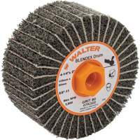 Two-In-One Finishing Drums, 4-1/4" Dia. x 2" W, 5/8"-11 Arbor, 80 Grit Ottawa Fastener Supply