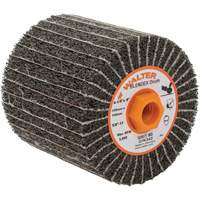 Two-In-One Finishing Drums, 4-1/4" Dia. x 4" W, 5/8"-11 Arbor, 80 Grit Ottawa Fastener Supply