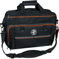 Tradesman Pro Tech Bag with Laptop Pocket, Polyester, 22 Pockets, Black/Orange Ottawa Fastener Supply